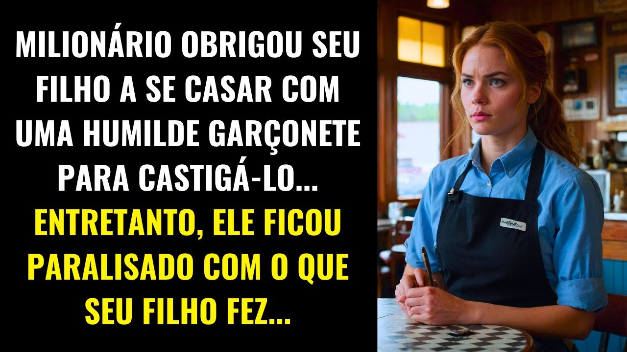 MILIONÁRIO OBRIGOU SEU FILHO A SE CASAR COM UMA GARÇONETE... MAS FICOU CHOCADO COM SUA REAÇÃO...