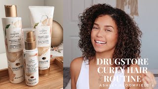 Drugstore Wash & Go Routine For 3B/3C Hair Ft. Pantene Complete Curl Care Line | Ashley Bloomfield