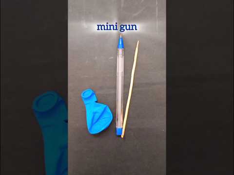 diy | MINI GUN ORIGAMI TUTORIAL | HOW TO MAKE PAPER MINI GUN CRAFTING #origami #shorts  #papercraft