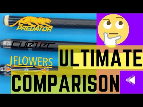 JFlowers vs Predator vs Cuetec Cues - Ultimate Comparison!
