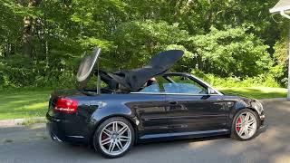 2008 Audi RS4 Cabriolet - Top Lowering