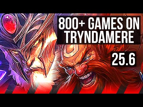 TRYNDAMERE vs GRAGAS (TOP) | 800+ games | EUW Master | 25.6