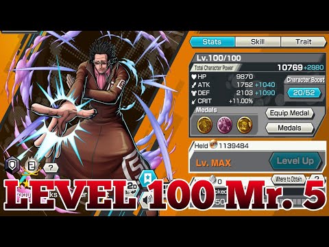 LEVEL 100 Mr. 5 GAMEPLAY | ONE PIECE BOUNTY RUSH | OPBR