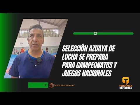 Selección Azuaya de lucha se prepara para campeonatos y juegos nacionales