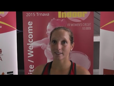 EMPIRE Womens Indoor: semifinal, Reka-Luca JANI (HUN) [1]  - Karolina MUCHOVA (CZE) 6:3, 6:3