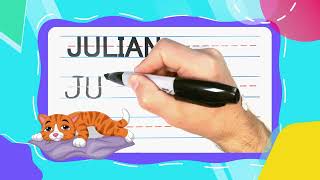 How To Write JULIAN | Write With Me! -- FOR KIDS