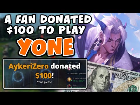 A fan paid me $100 to play Yone in High Elo, it went WAY better than expected - League of Legends