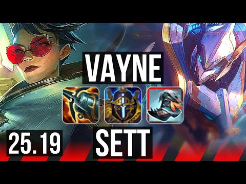 VAYNE vs SETT (TOP) | EUW Master | 25.19