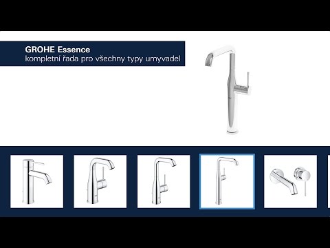 Grohe Essence XL praustuvo maišytuvas , chromas video