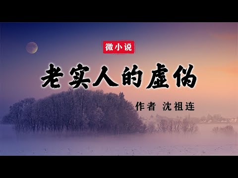 微小说《老实人的虚伪》作者沈祖连