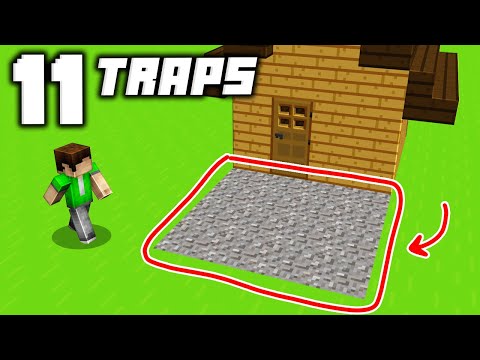 11 EASIEST Minecraft Traps That Everyone Should Know in Minecraft!