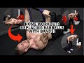 BODYBUILDING AT HOME | How to replace a barbell with resistance bands