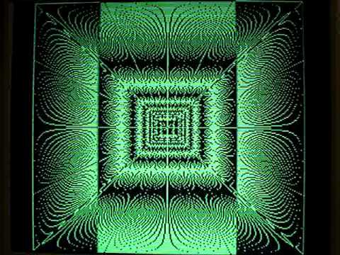 A Silicon Labs 8051F020 programmed to generate a VGA signal from an internal framebuffer of 8K