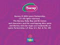 Abertura DVDs Barney ST2 Kids Lyrick Studios Tycoon Home Video HiT Entertainment Barney Home Video