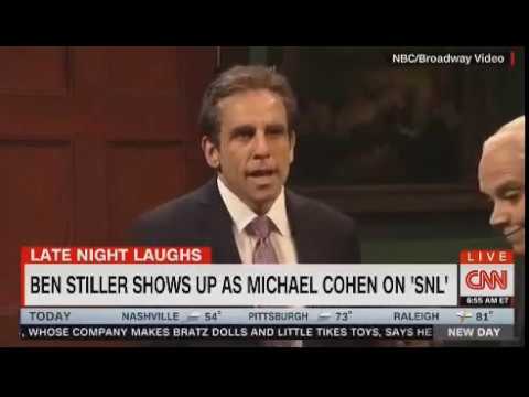 Ben Stiller star in SNL skit featuring Trump lawyer Michael Cohen