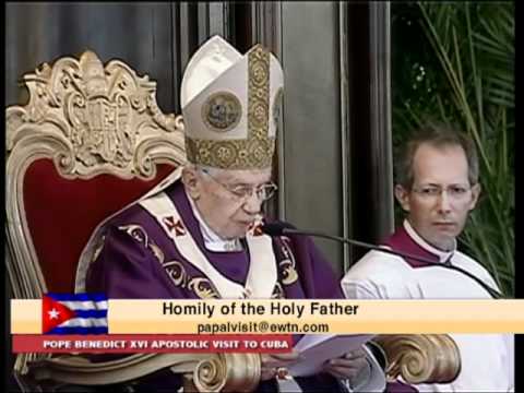 Papal Visit to Cuba 3-28- 2012 -   Mass