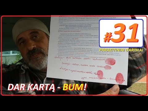 Parazitiniai dariniai #31.  Dar vienas galutinis nurodymas [„REGITRAI“]
