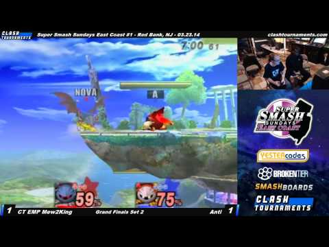 SSS EC 01 - Anti vs CT EMP Mew2King - Grand Finals Set 2 - SSBB