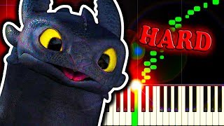 TEST DRIVE from HOW TO TRAIN YOUR DRAGON - Piano Tutorial