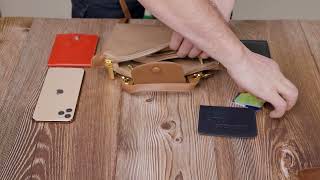 Идеальная женская сумка с интересным клапаном из натуральной кожи Vintage 22251 бежевая.