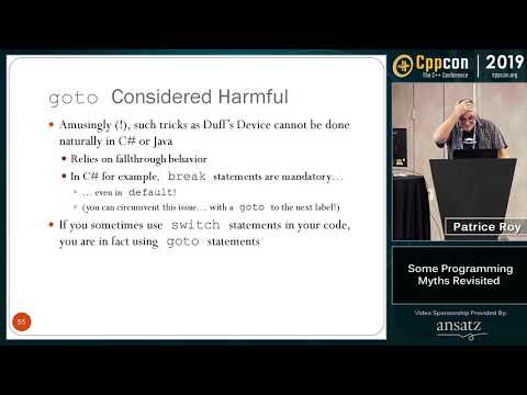 Some Programming Myths Revisited - Patrice Roy - CppCon 2019