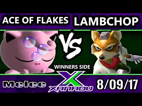 S@X 214 - Ace of Flakes (Jigglypuff) Vs. Lambchops (Fox) - Smash Melee Tournament - SSBM