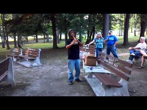Bing Futch - Wayfaring Stranger - Native American Flute - Portage Dulcimer Day 2011