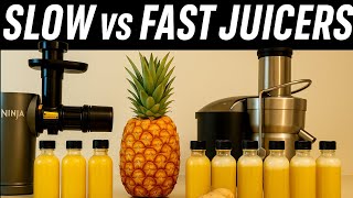 Ninja NeverClog cold Press Slow vs Breville Centrifugal Fast