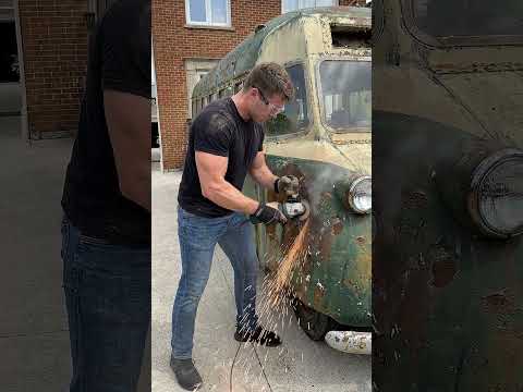 Transforming An Abandoned $100 Rusty Bus into the ultimate custom camper.