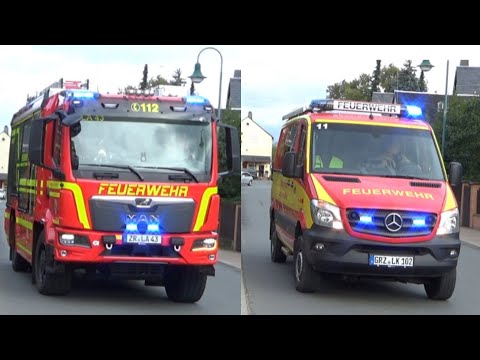 HLF 10 FF Langenwetzendorf + ELW FuG Feuerwehr Triebes