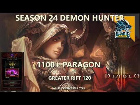 Diablo III - Season 24 Demon Hunter - Greater Rift 120 - What Doesn't Kill You...