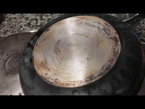 How to clean burnt oil stainless steel pan for free!!