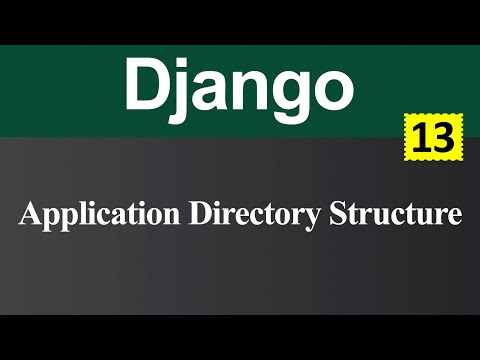 Application Directory Structure in Django Hindi