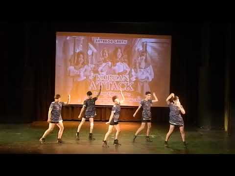 KOREAN ATTACK - BLACK PEARLS SHOW (DANCE COVER WANNA.B - ATTENTION)