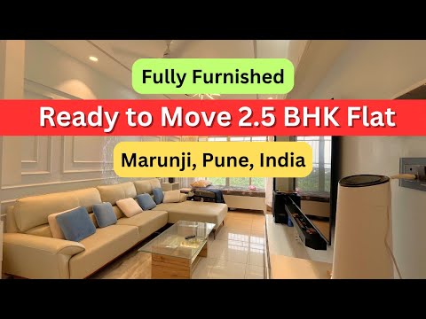Ready to Move Fully Furnished 2.5 BHK Flat, Marunji, Pune, India | +91742023928 #2bhkreadytomoveflat