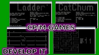 CP/M Arcade Games LADDER & CATCHUM