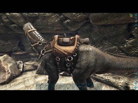 Ark survival Ragnarok18! 150 Bronto taming made easy solo!