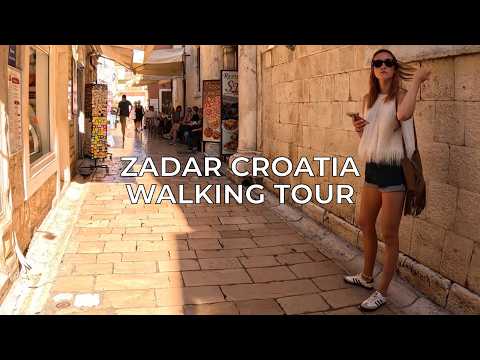 ❤️ Walking in Zadar Croatia 🥰 Scenic 4K 60FPS Walking Tour | Peaceful Adriatic Walk