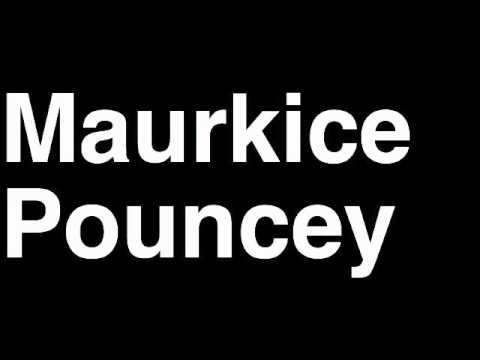 How to Pronounce Maurkice Pouncey Pittsburgh Steelers NFL Football Touchdown TD Tackle Hit Yard Run