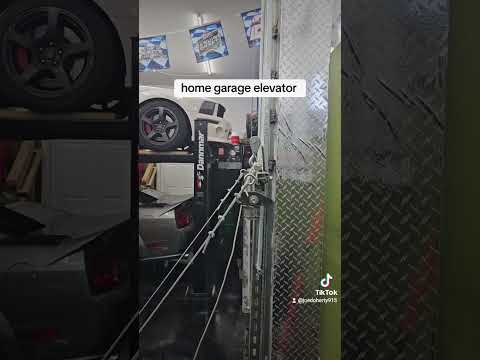 Garage hoist elevator