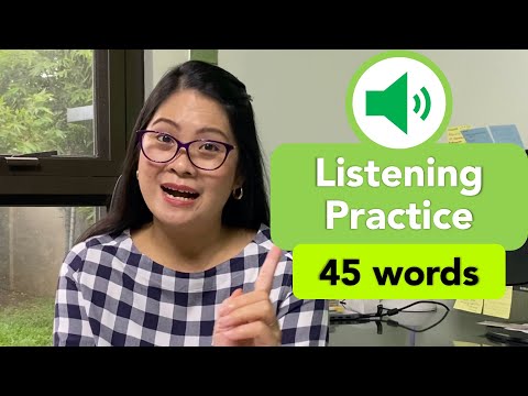 Listening, pronunciation & spelling practice: 45 words (GREAT FOR STUDENTS AND TEACHERS)