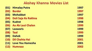 Akshaye Khanna Movies List
