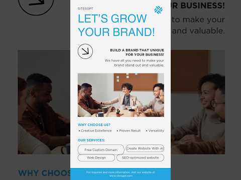 Build your website as you like with AI Go to SitesGPT for build your website. It’s absolutely free!