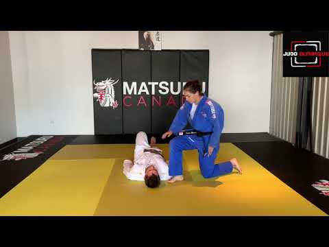 MAKURA KESA GATAME — judo technique demonstration