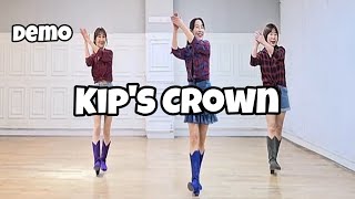 Kip's Crown - Line Dance (Demo) | Beginner