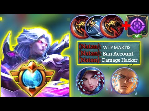 THIS MARTIS BUILD AND EMBLEM WILL MAKE YOU BECOME A DAMAGE HACKER IN ANY LANE - MOBILE LEGENDS