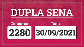 Capa de DUPLA SENA 2280