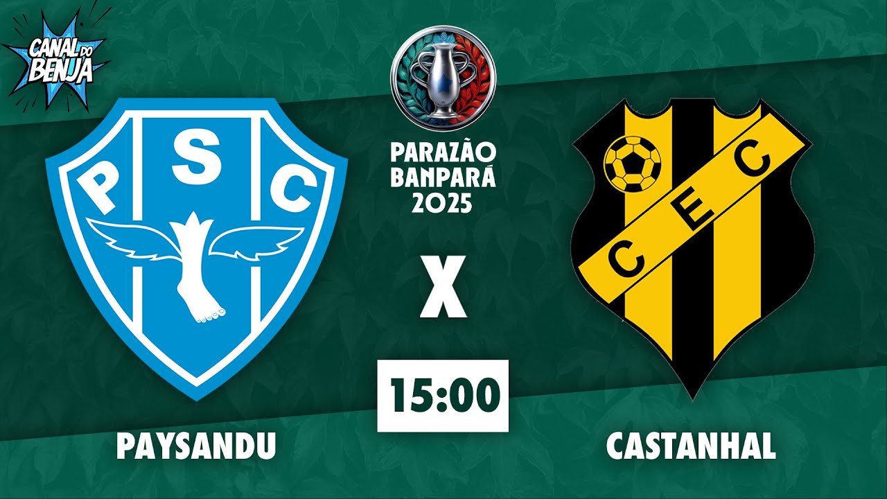AO VIVO E COM IMAGENS: PAYSANDU X CASTANHAL | 8ª RODADA | PARAZÃO 2025
