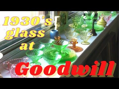 Goodwill Depression Glass Haul!