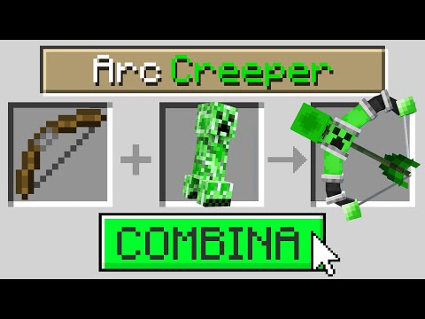 Insane Minecraft Bow Combos with Mob Drops!